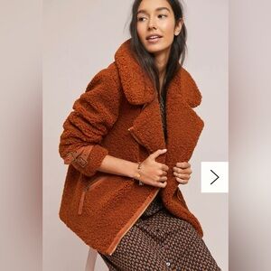 ANTHROPOLOGIE Marrakech Sherpa Jacket